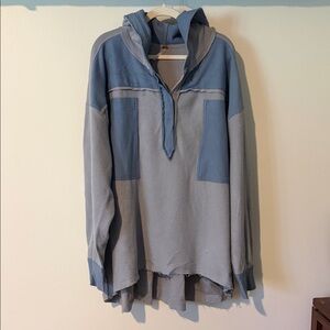 Free People Poncho Hoodie